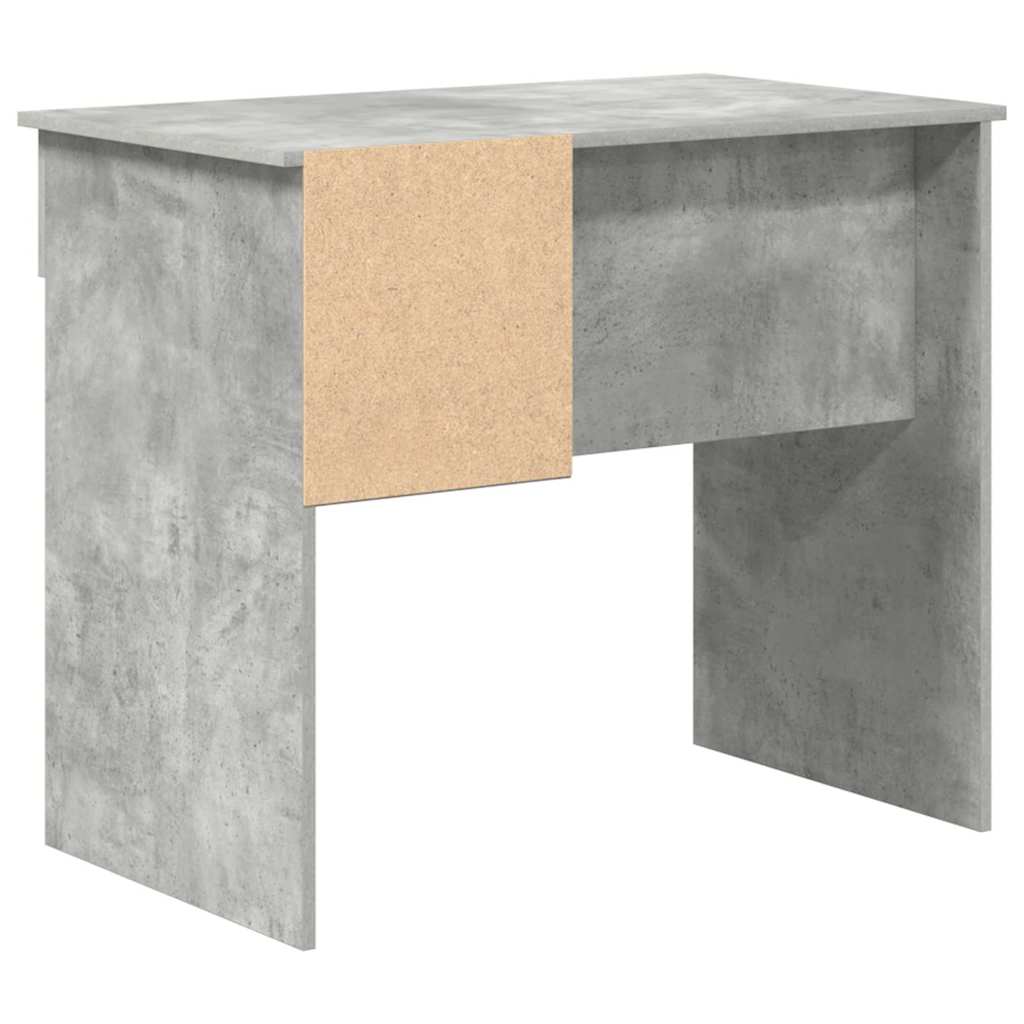 Stol s ladicama Betonski sivi 90 x 49 x 75 cm Konstruirano drvo