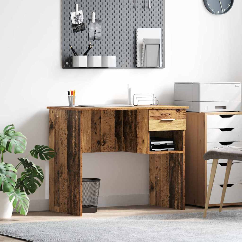 Stol s ladicama Staro drvo 90 x 49 x 75 cm Konstruirano drvo