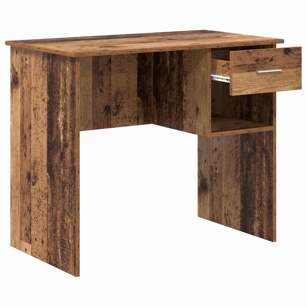 Stol s ladicama Staro drvo 90 x 49 x 75 cm Konstruirano drvo