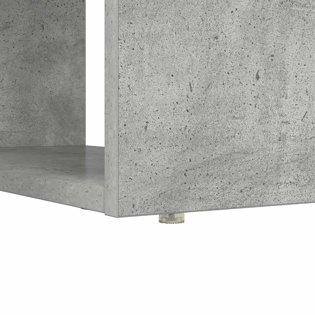 Stol Betonski sivi 113 x 54 x 120 cm Konstruirano drvo
