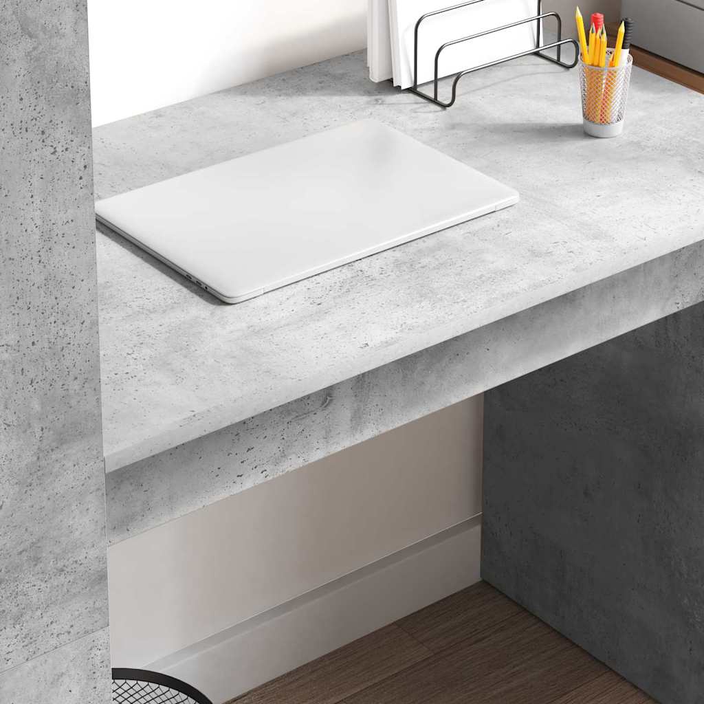 Stol Betonski sivi 113 x 54 x 120 cm Konstruirano drvo