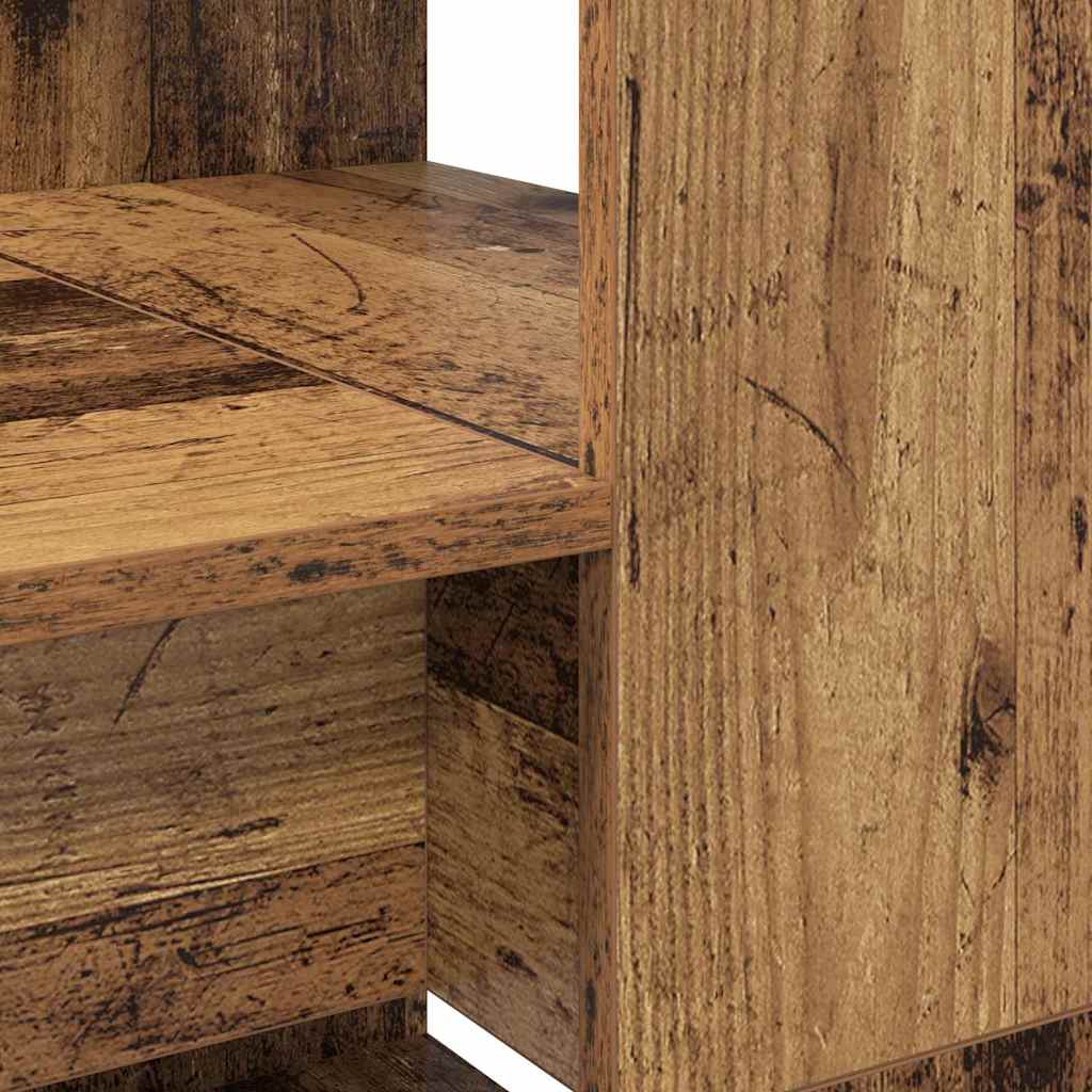 Stol s policom Staro drvo 113 x 54 x 120 cm Konstruirano drvo