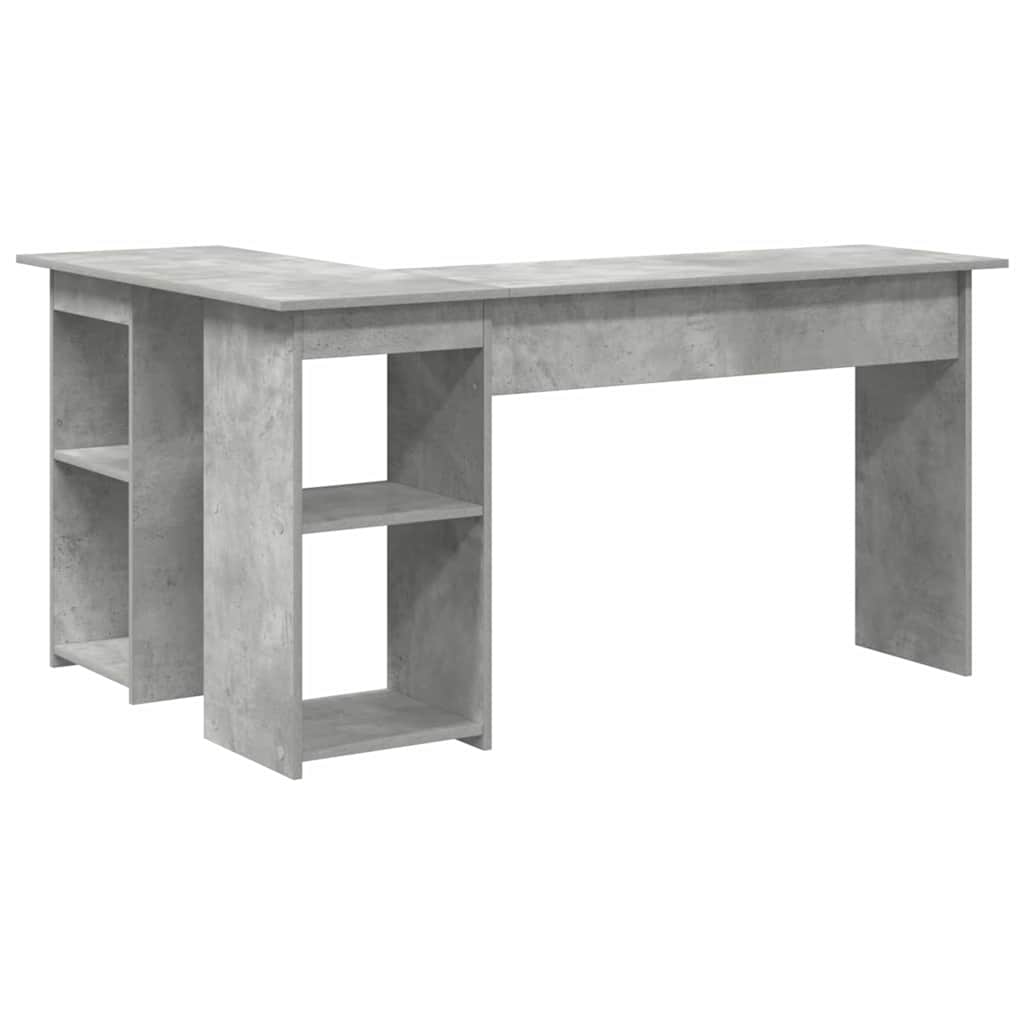 Stol Betonski sivi 142 x 102 x 73 cm Konstruirano drvo
