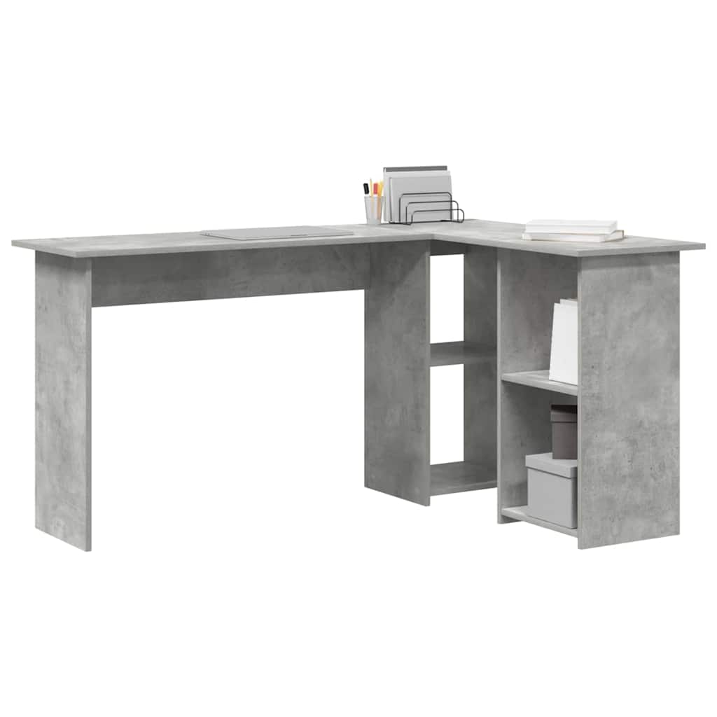 Stol Betonski sivi 142 x 102 x 73 cm Konstruirano drvo