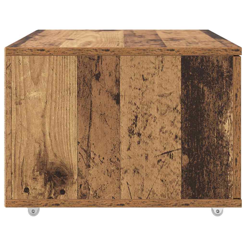 Ormar s ladicama s kotačem Staro drvo 55 x 45 x 31 cm
