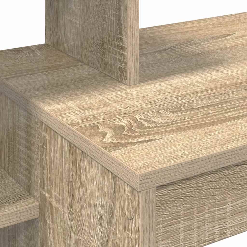 Stol s policom Sonoma hrast 100 x 40 x 90 cm Konstruirano drvo