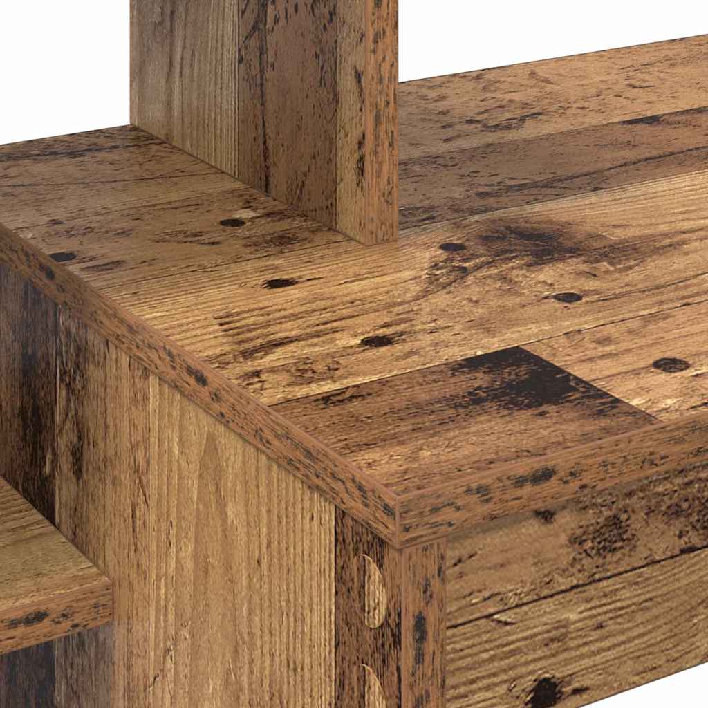 Stol s policom Staro drvo 100 x 40 x 90 cm Konstruirano drvo