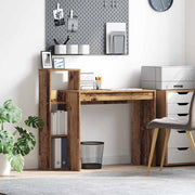 Stol s policom Staro drvo 100 x 40 x 90 cm Konstruirano drvo