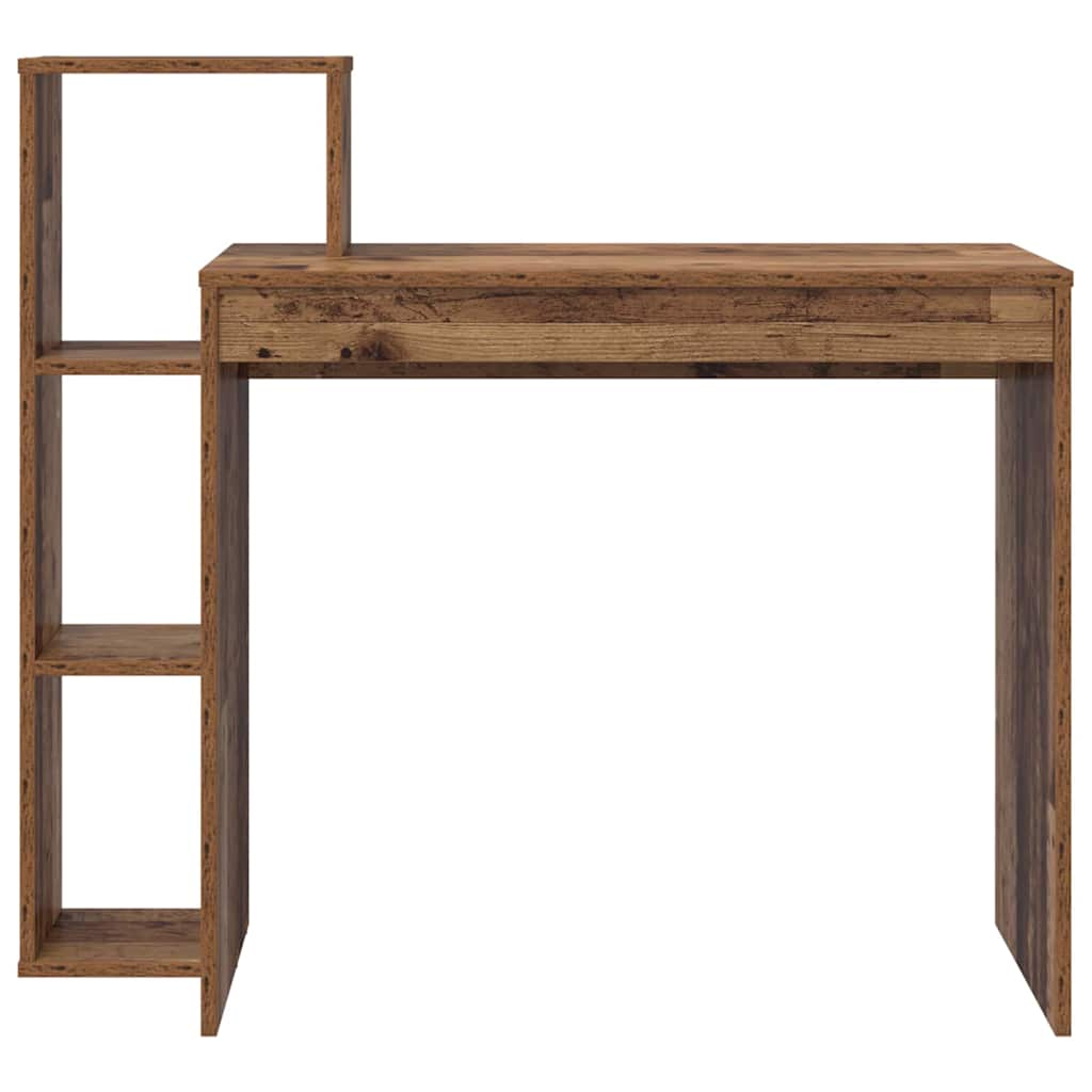 Stol s policom Staro drvo 100 x 40 x 90 cm Konstruirano drvo