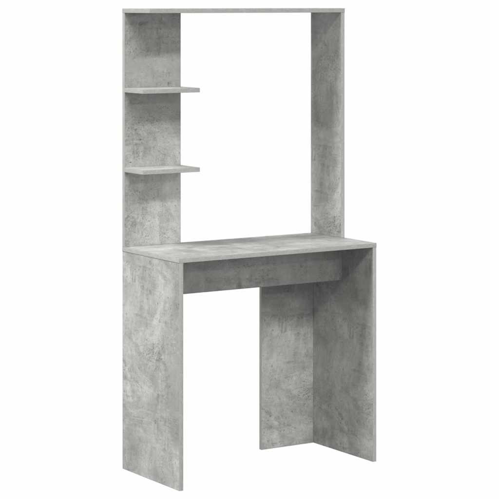 Stol Betonski sivi 78,5 x 37 x 154,5 cm Konstruirano drvo