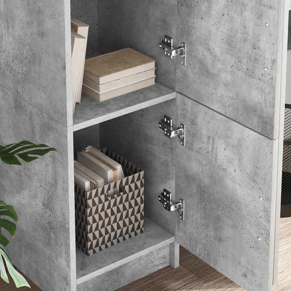 Highboard Betonski sivi 31.5 x 32 x 122.5 cm