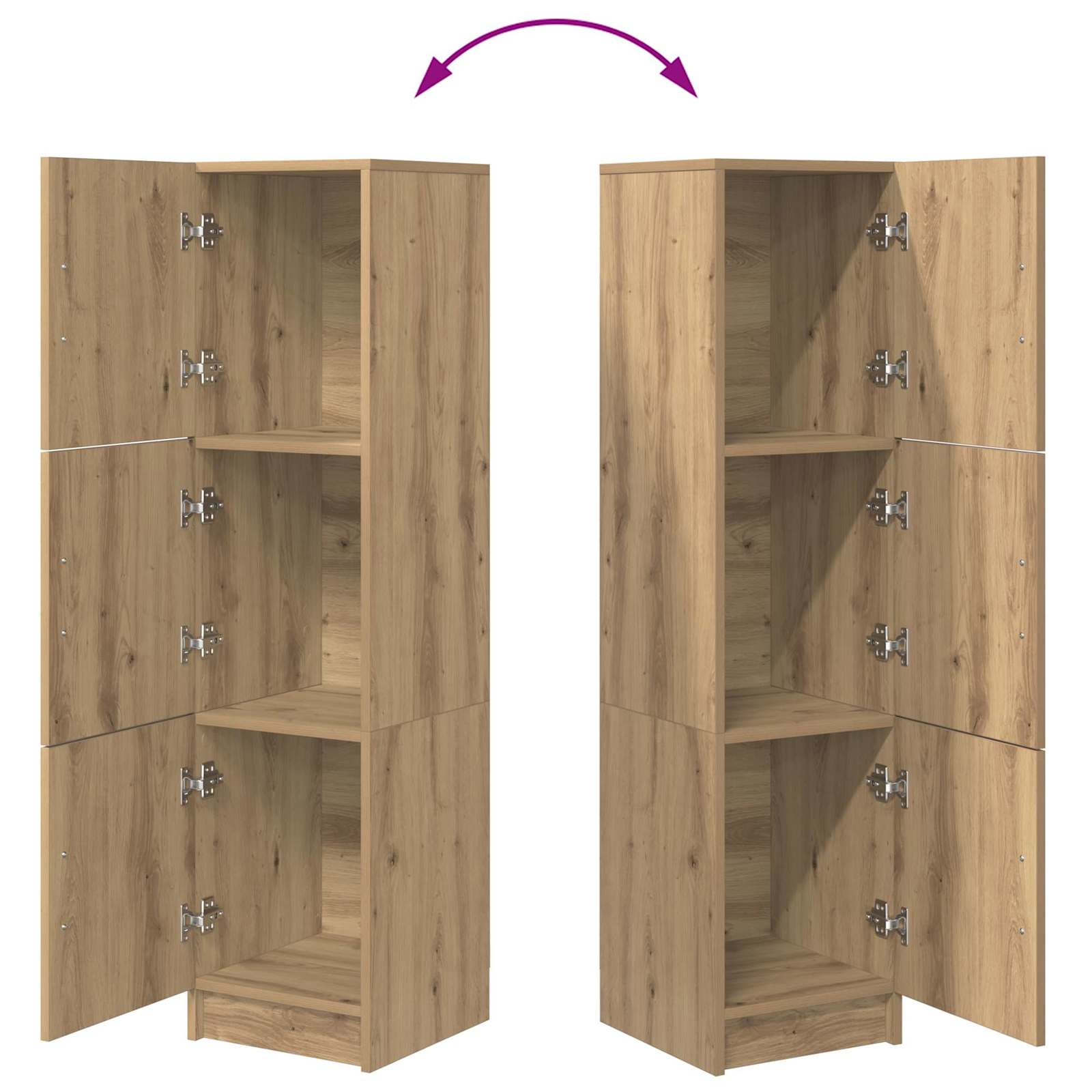 Highboard Umjetnički hrast 31.5 x 32 x 122.5 cm