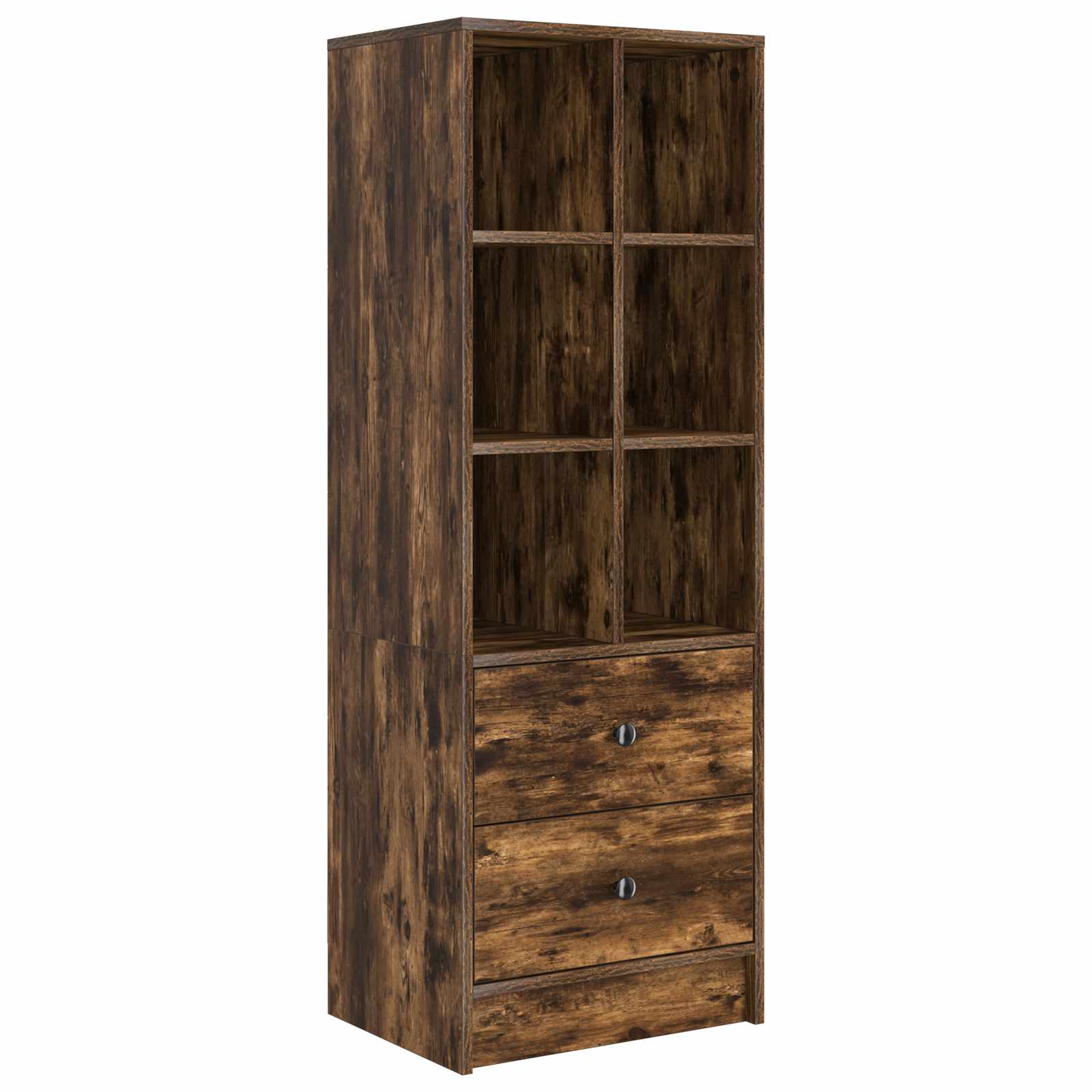 Highboard s ladicama Dimljeni hrast 45,5 x 34 x 127 cm