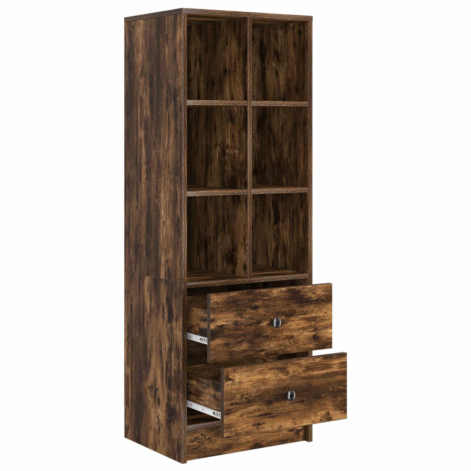 Highboard s ladicama Dimljeni hrast 45,5 x 34 x 127 cm