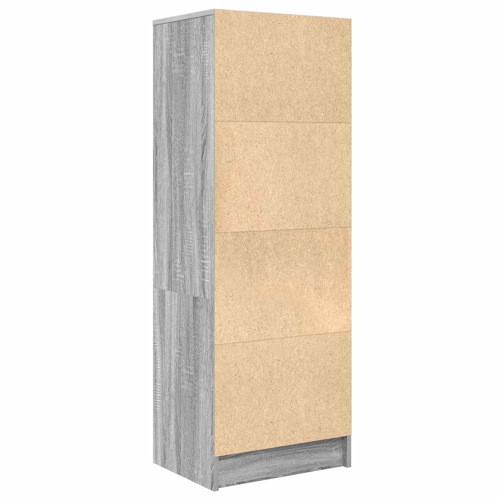 Highboard s ladicama Siva Sonoma 45,5 x 34 x 127 cm