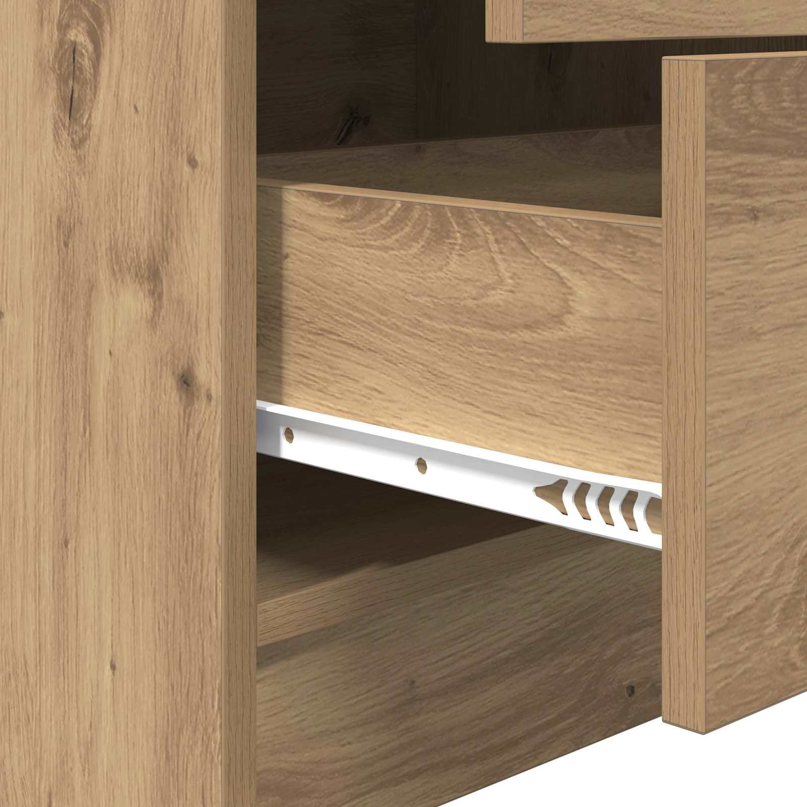 Highboard s ladicama Umjetnički hrast 45,5 x 34 x 127 cm