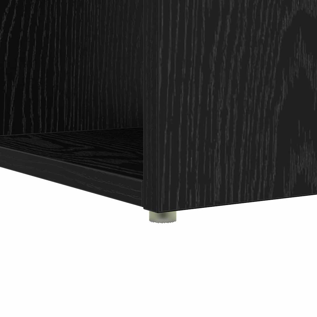 Stol s policom Crni hrast 108 x 55 x 103.5 cm Konstruirano drvo