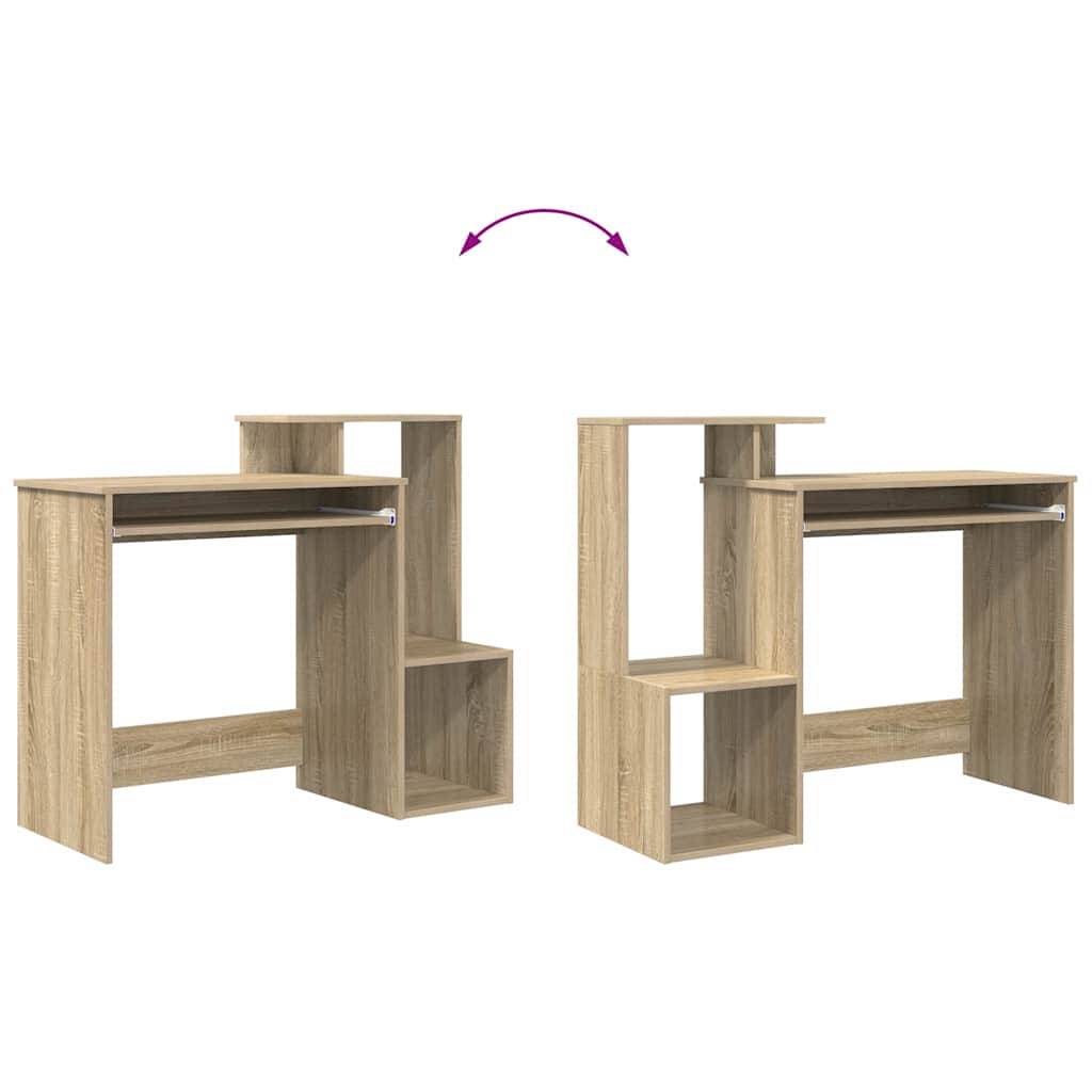 Stol Sonoma hrast 106 x 41 x 88.5 cm Konstruirano drvo