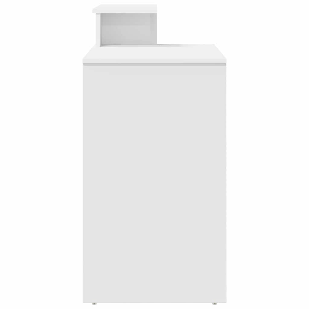 Stol s ladicama Bijelo 120,5 x 44 x 88,5 cm Konstruirano drvo
