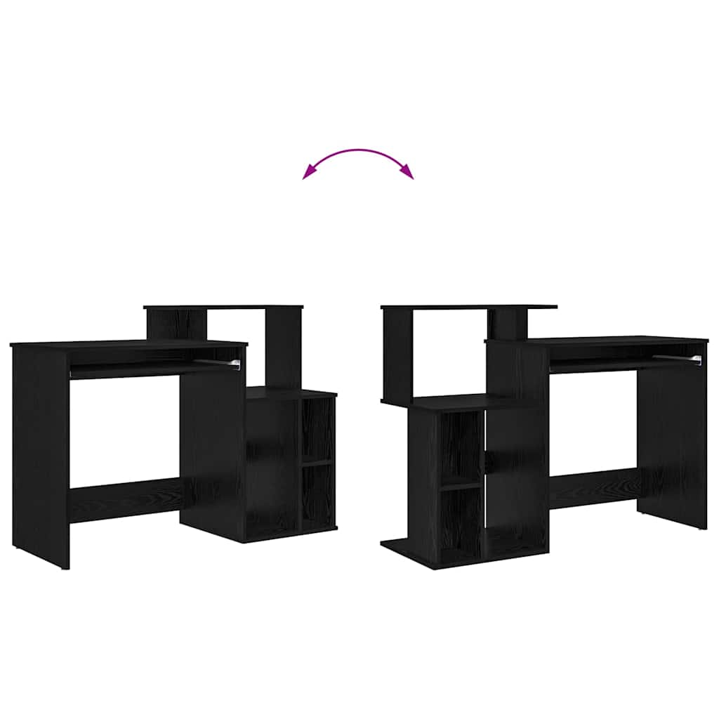 Stol Crni hrast 120,5 x 44 x 88,5 cm Konstruirano drvo