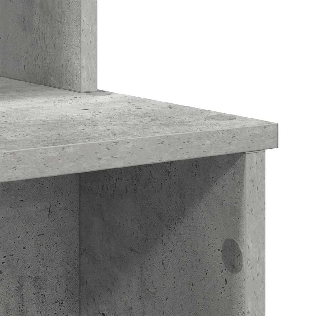 Stol Betonski sivi 120,5 x 44 x 88,5 cm Konstruirano drvo
