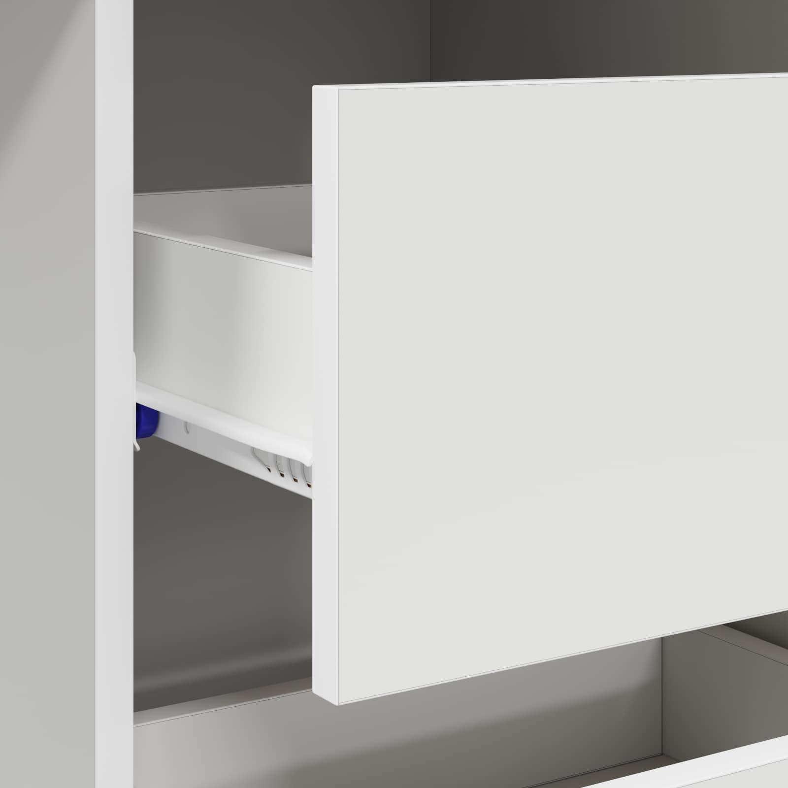 Stol s ladicama Bijelo 90 x 37.5 x 75 cm Konstruirano drvo