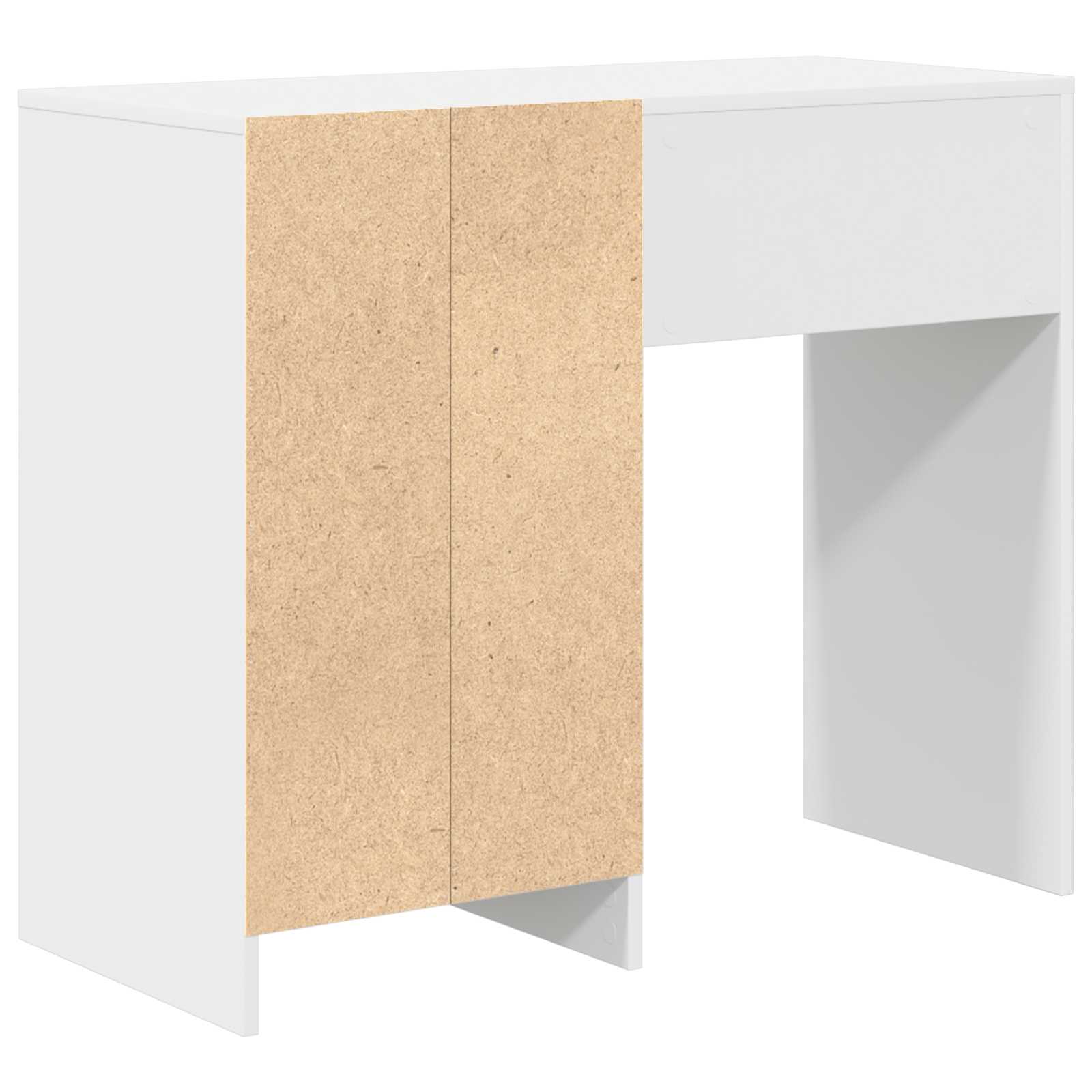 Stol s ladicama Bijelo 90 x 37.5 x 75 cm Konstruirano drvo