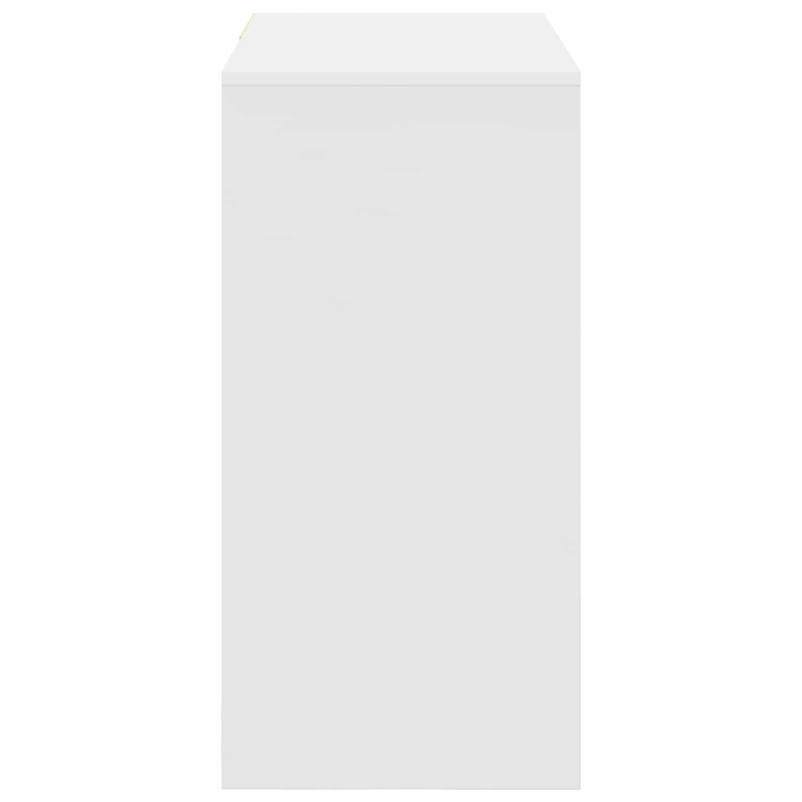Stol s ladicama Bijelo 90 x 37.5 x 75 cm Konstruirano drvo
