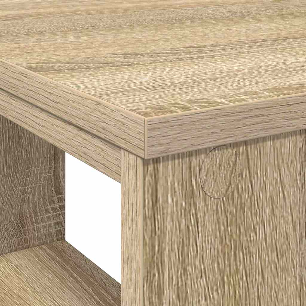 Stol s policom Sonoma hrast 90 x 50 x 75 cm Konstruirano drvo