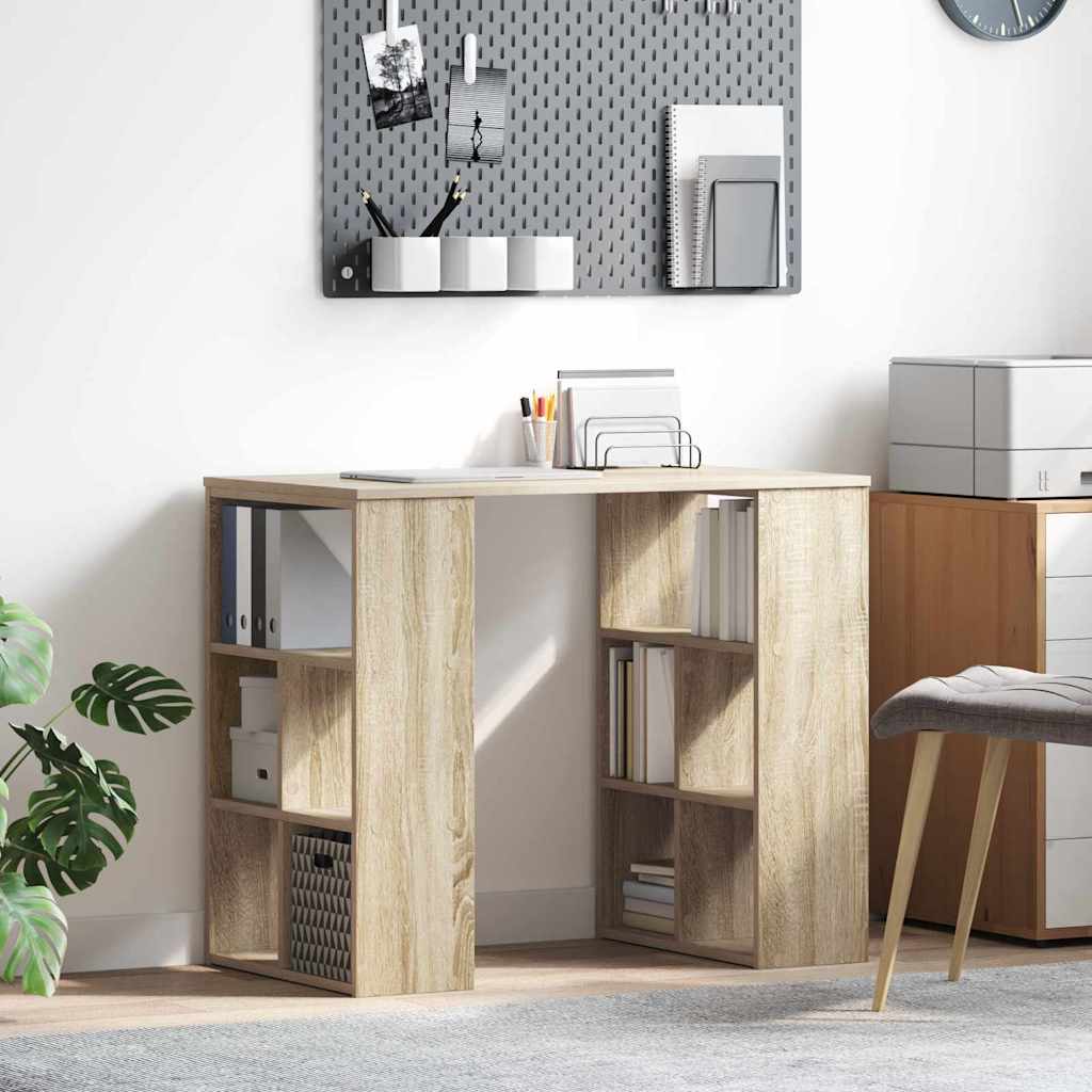 Stol s policom Sonoma hrast 90 x 50 x 75 cm Konstruirano drvo