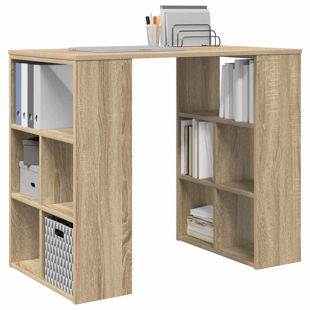 Stol s policom Sonoma hrast 90 x 50 x 75 cm Konstruirano drvo