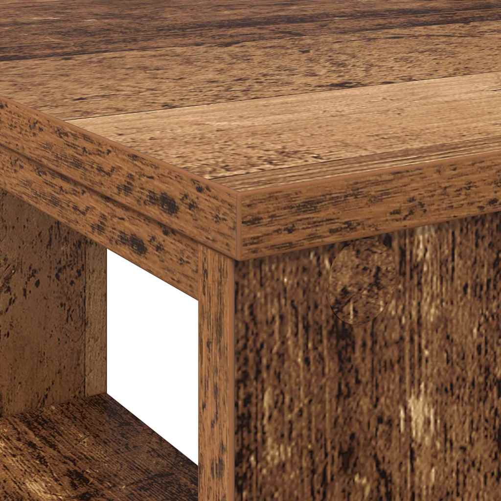 Stol s policom Staro drvo 90 x 50 x 75 cm Konstruirano drvo