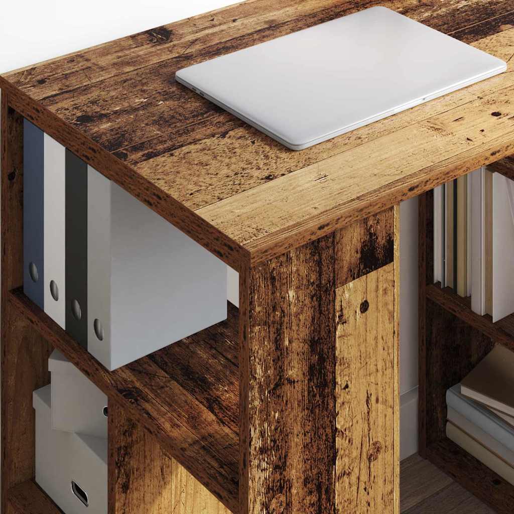 Stol s policom Staro drvo 90 x 50 x 75 cm Konstruirano drvo