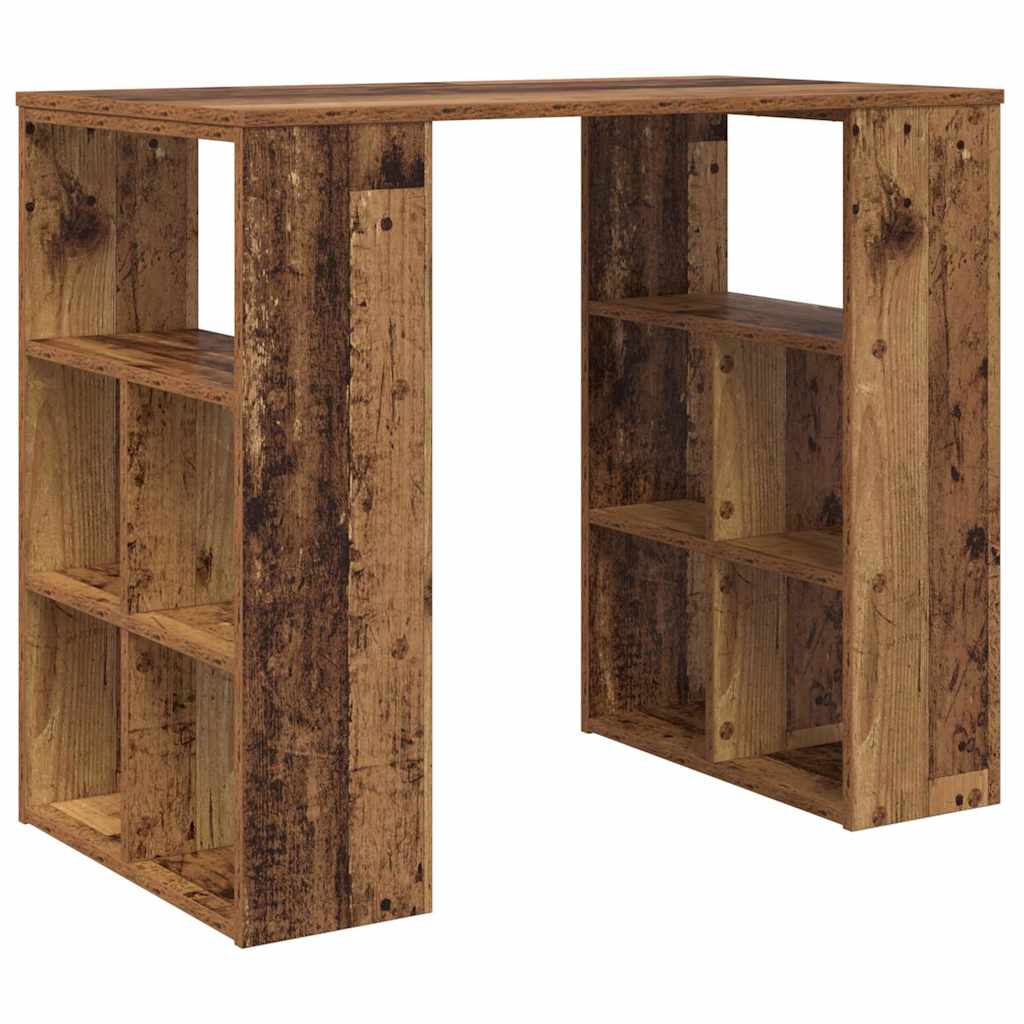 Stol s policom Staro drvo 90 x 50 x 75 cm Konstruirano drvo