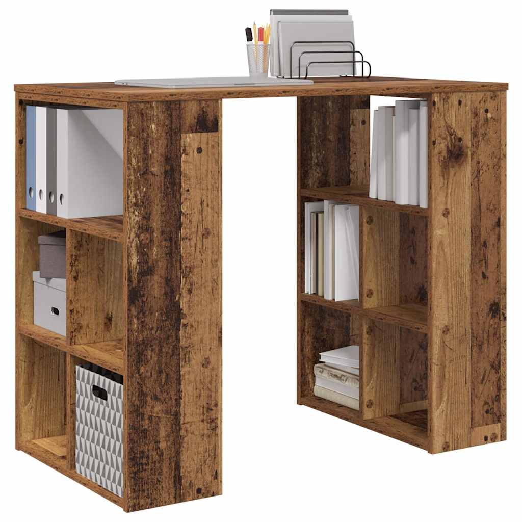 Stol s policom Staro drvo 90 x 50 x 75 cm Konstruirano drvo