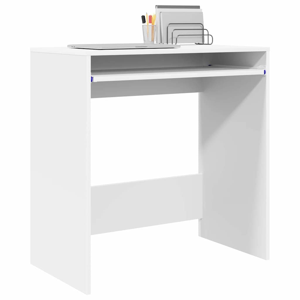 Stol s ladicama Bijelo 77.5 x 43 x 79 cm Konstruirano drvo