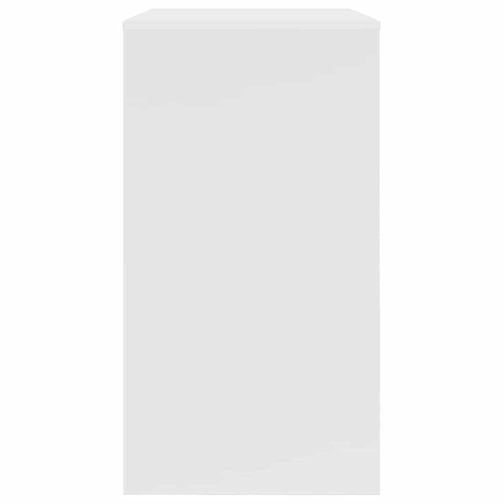 Stol s ladicama Bijelo 77.5 x 43 x 79 cm Konstruirano drvo