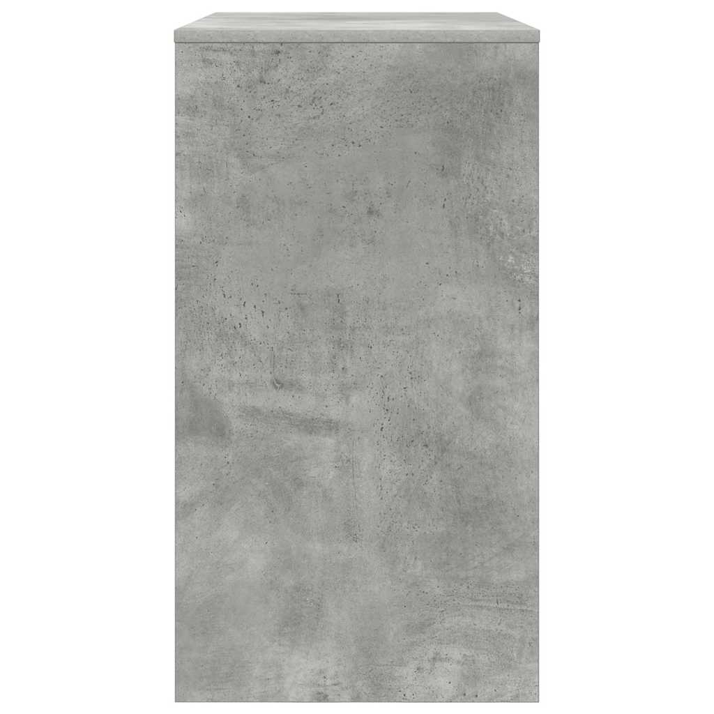 Stol Betonski sivi 77.5 x 43 x 79 cm Konstruirano drvo
