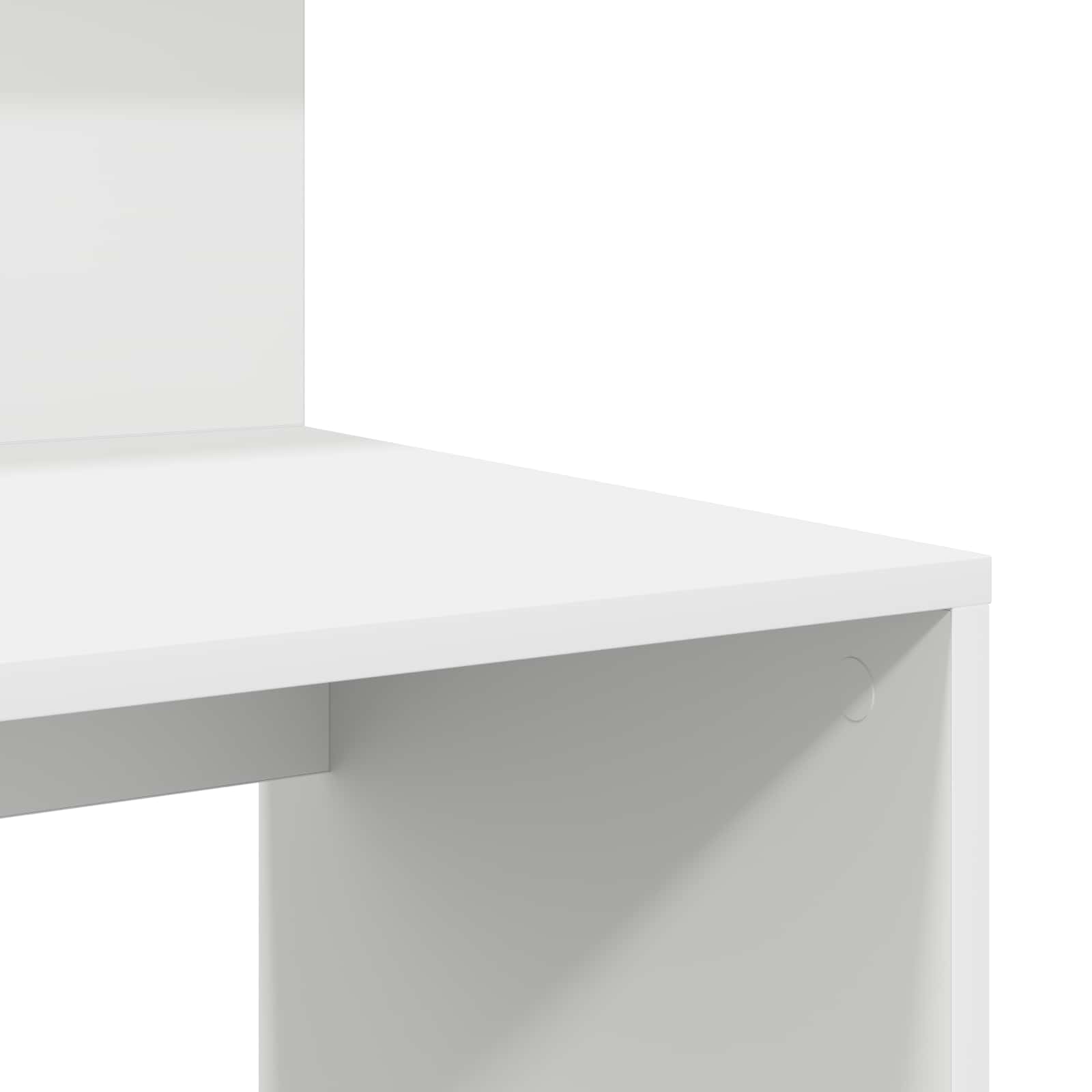 Stol s policom Bijelo 90 x 48 x 101,5 cm Konstruirano drvo