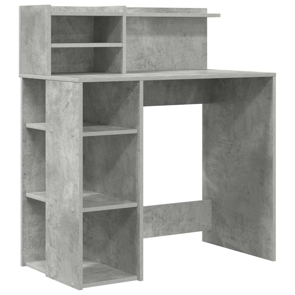 Stol Betonski sivi 90 x 48 x 101,5 cm Konstruirano drvo