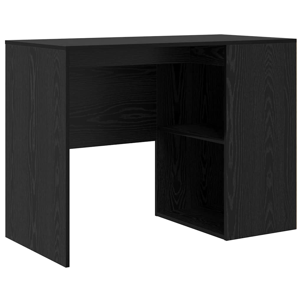 Stol s policom Crni hrast 102 x 50 x 75 cm Konstruirano drvo