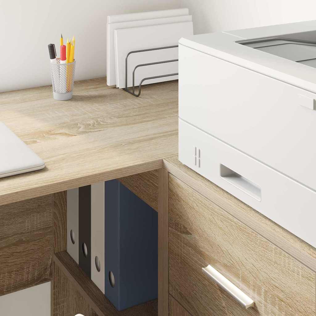 Stol s policom Sonoma hrast 102 x 50 x 75 cm Konstruirano drvo