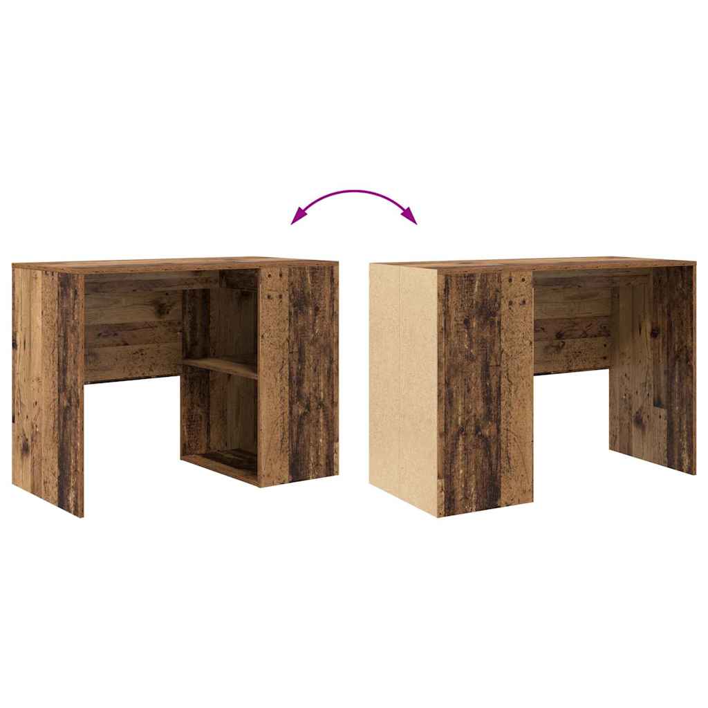 Stol s policom Staro drvo 102 x 50 x 75 cm Konstruirano drvo