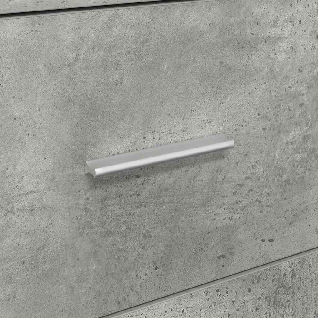 Kreveta s ladicama Betonski sivi 38 x 34 x 75 cm