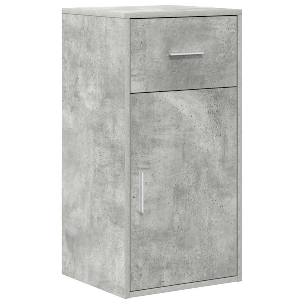 Kreveta s ladicama Betonski sivi 38 x 34 x 75 cm