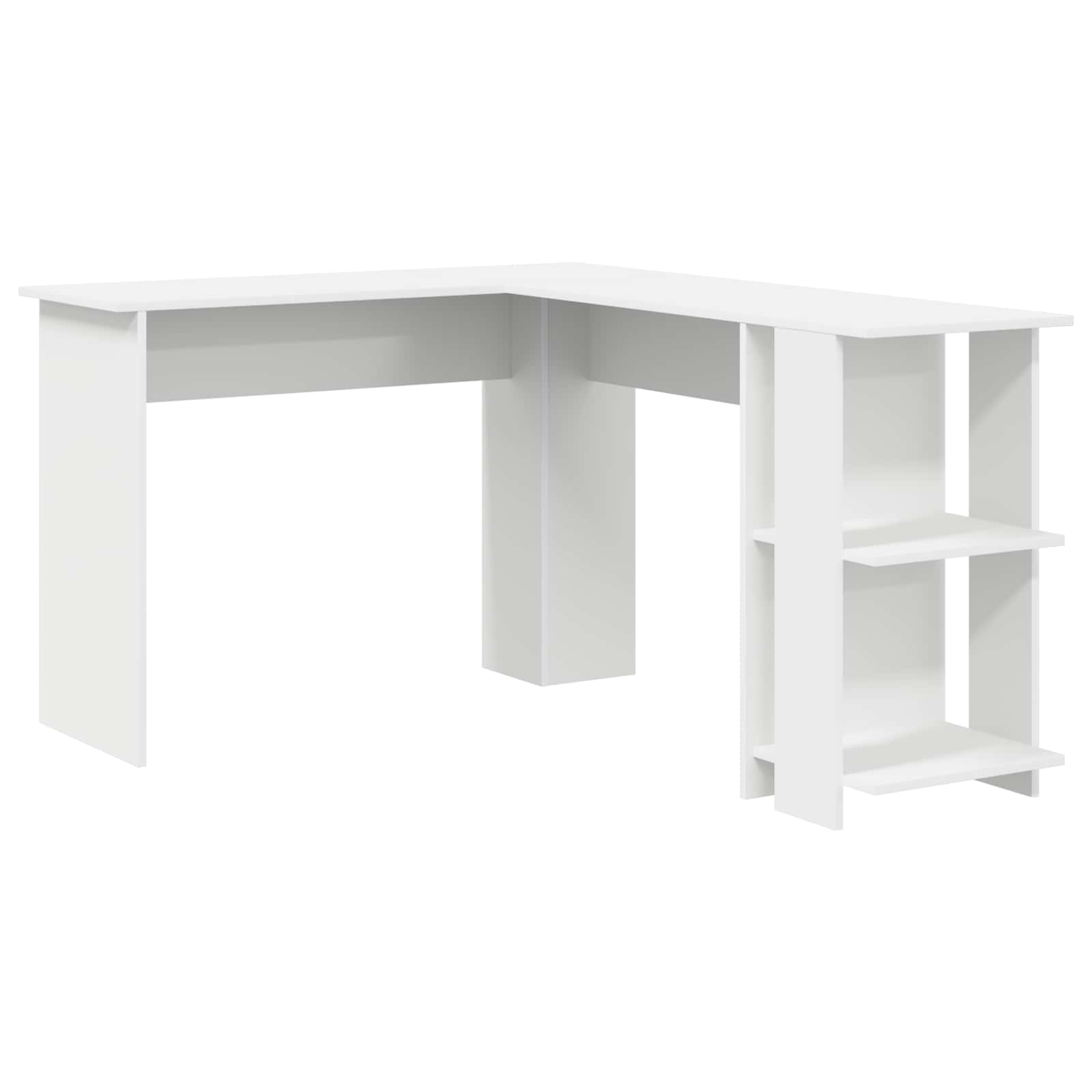 Kutni stol Bijelo 140 x 113,5 x 75 cm Konstruirano drvo