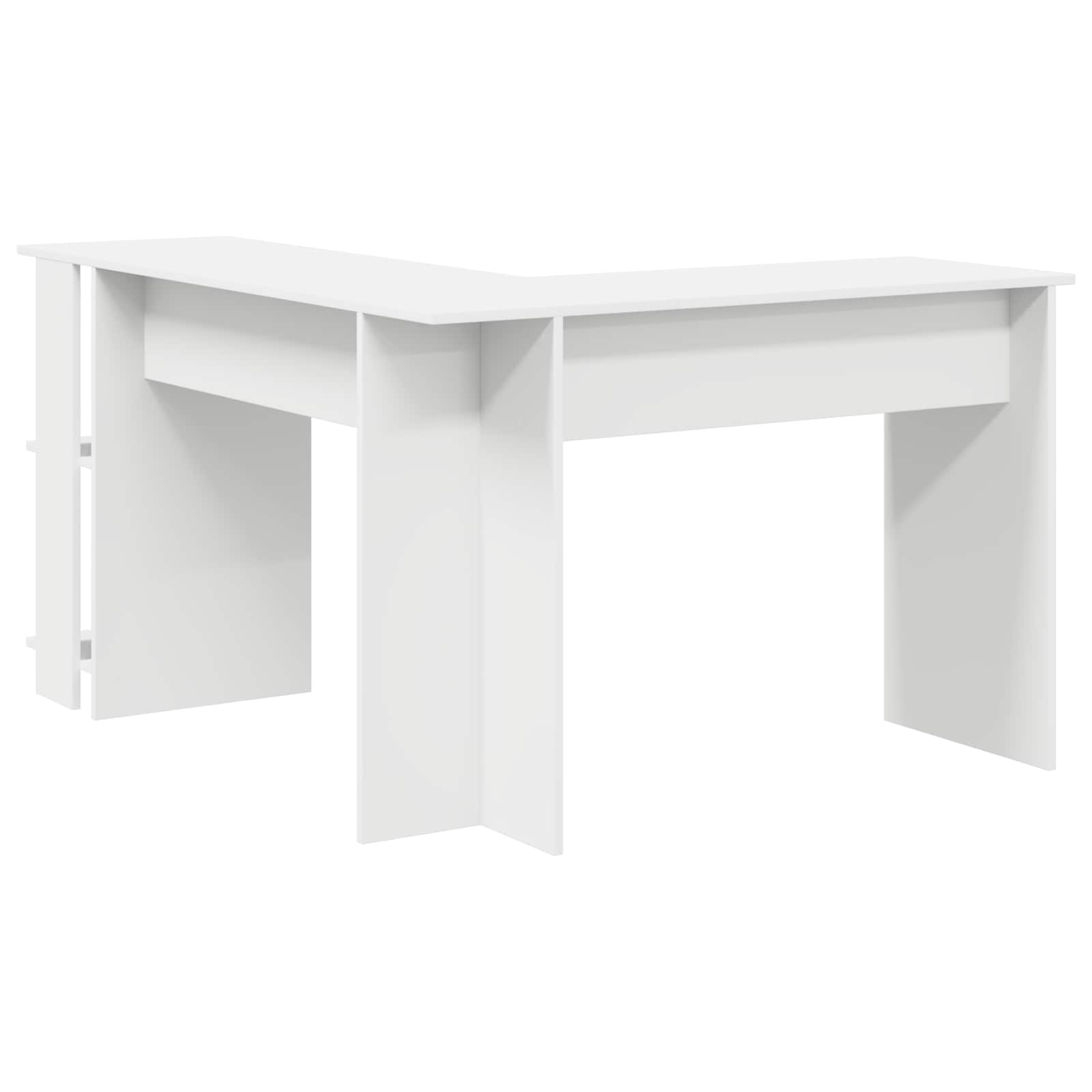 Kutni stol Bijelo 140 x 113,5 x 75 cm Konstruirano drvo