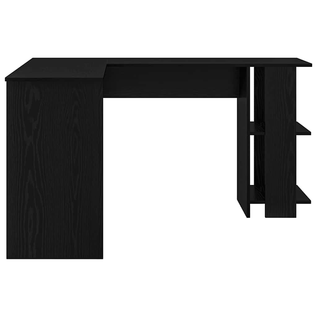 Kutni stol Crni hrast 140 x 113,5 x 75 cm Konstruirano drvo