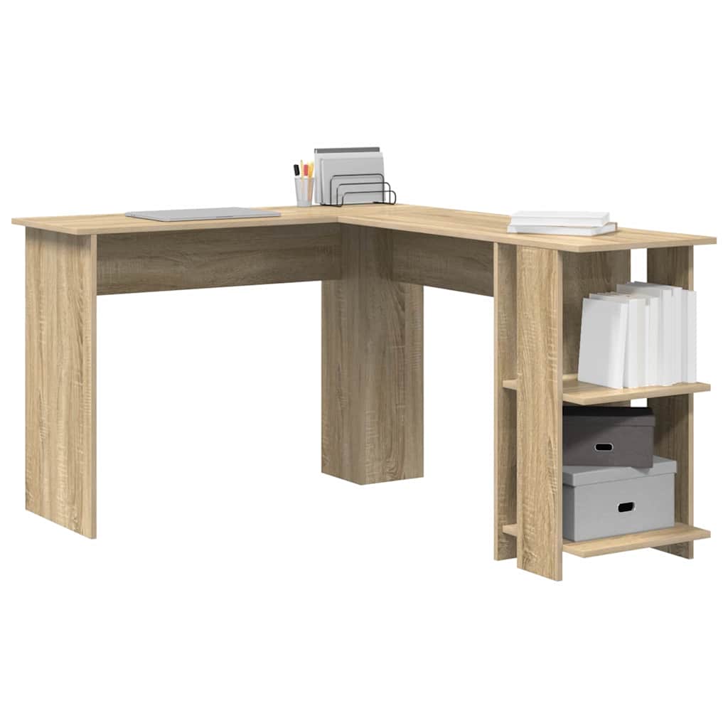 Kutni stol Sonoma hrast 140 x 113,5 x 75 cm Konstruirano drvo