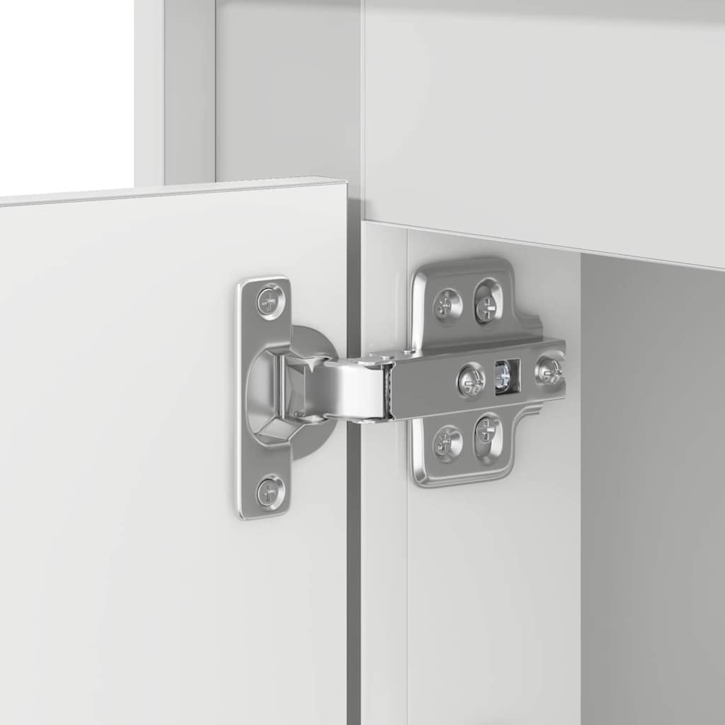 Noćni ormar 2 pcs Bijelo 44 x 34,5 x 45 cm Konstruirano drvo